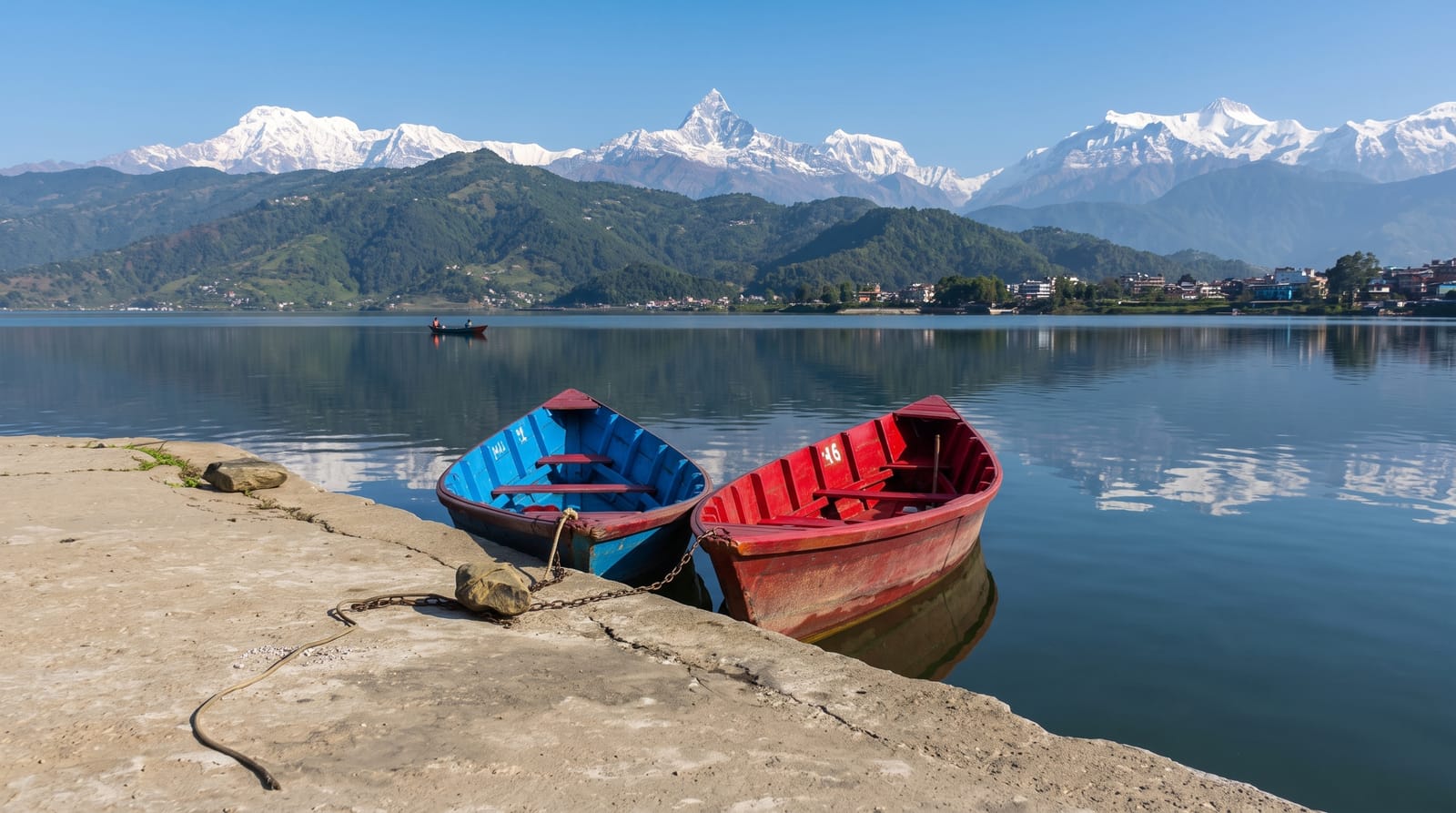 Pokhara and Phewa Lake