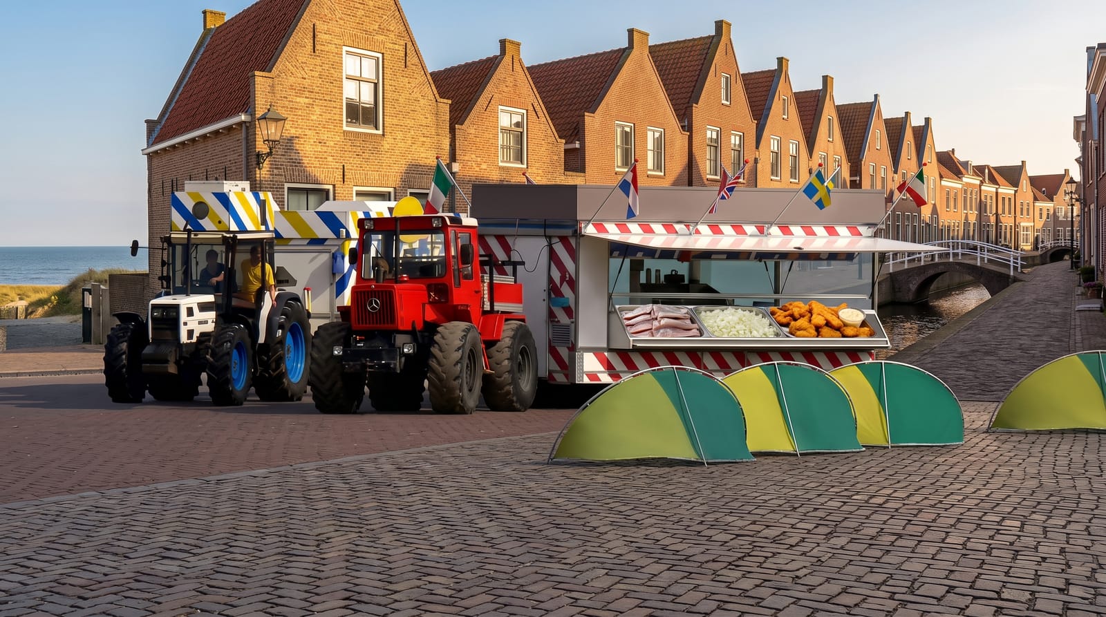 Herring and the Street Fish Cart