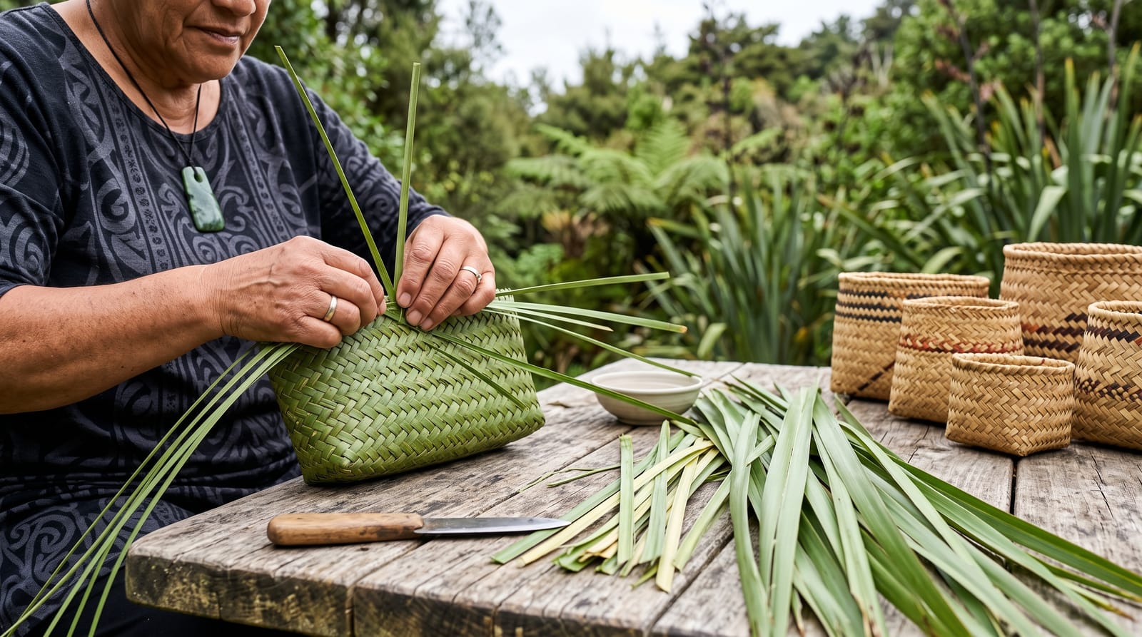 Harakeke Weaving