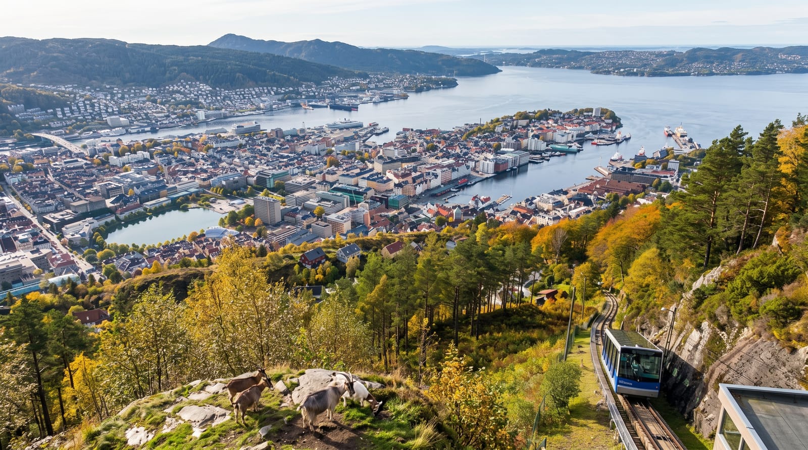 Floibanen and Mount Floyen
