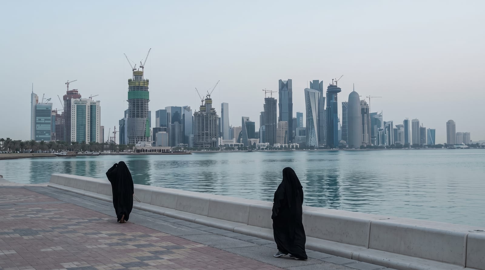 The Doha Corniche and Skyline