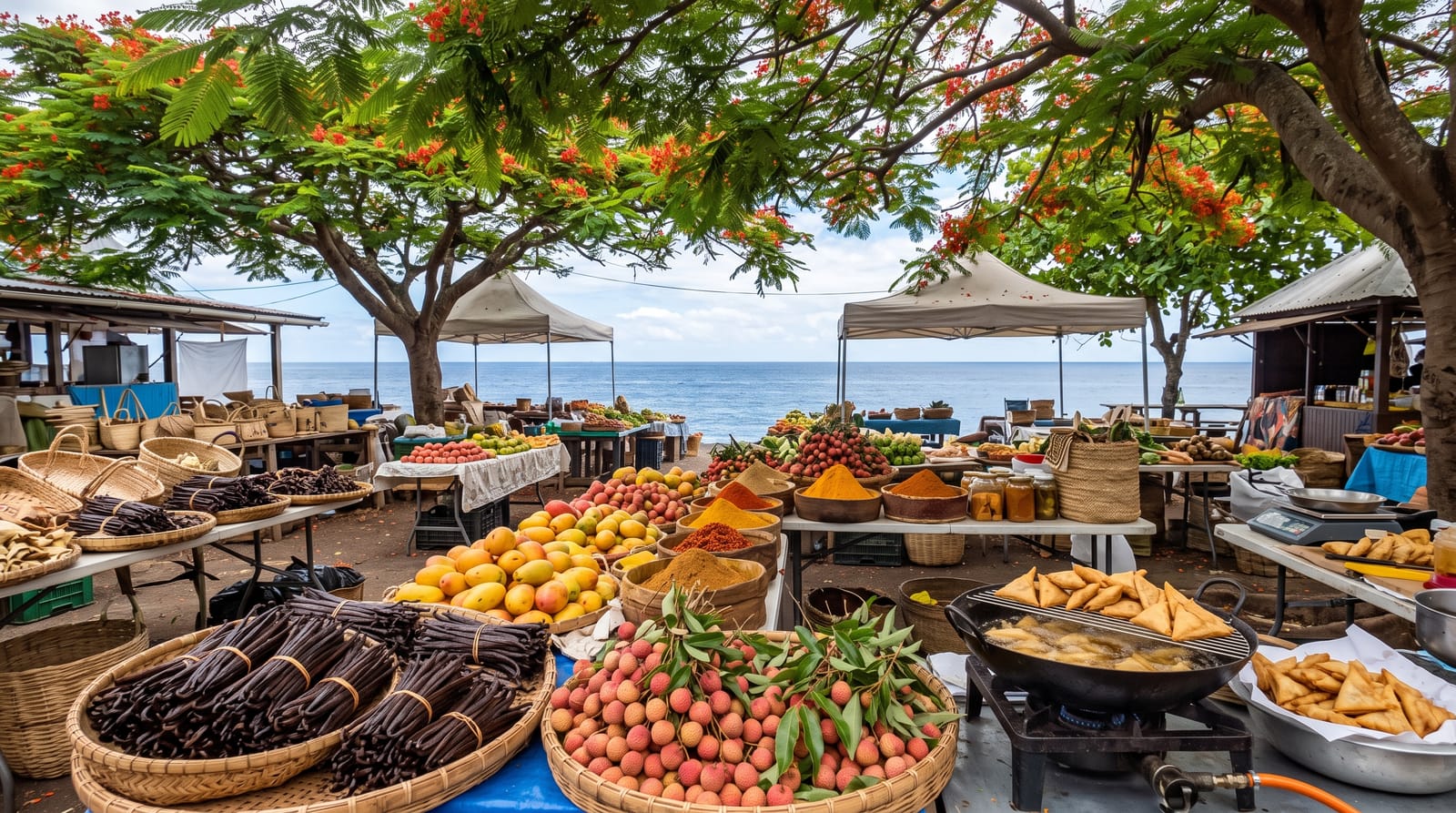 Saint-Paul Seafront Market