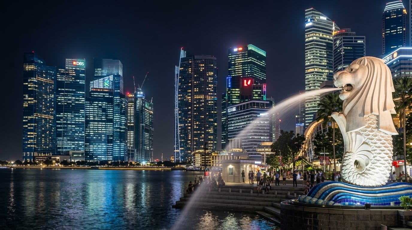 Marina Bay and the Skyline