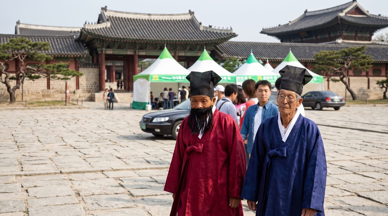 Wearing Hanbok