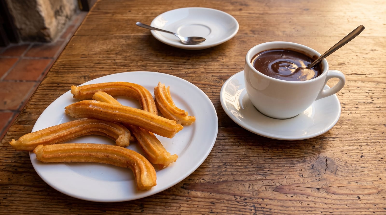 Churros con Chocolate