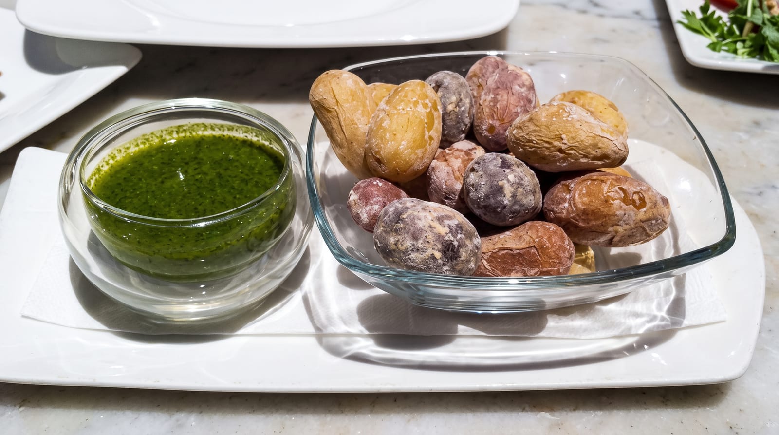 Papas Arrugadas with Mojo