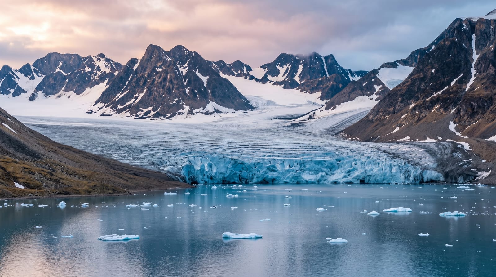 The Fjords and Glaciers of Svalbard