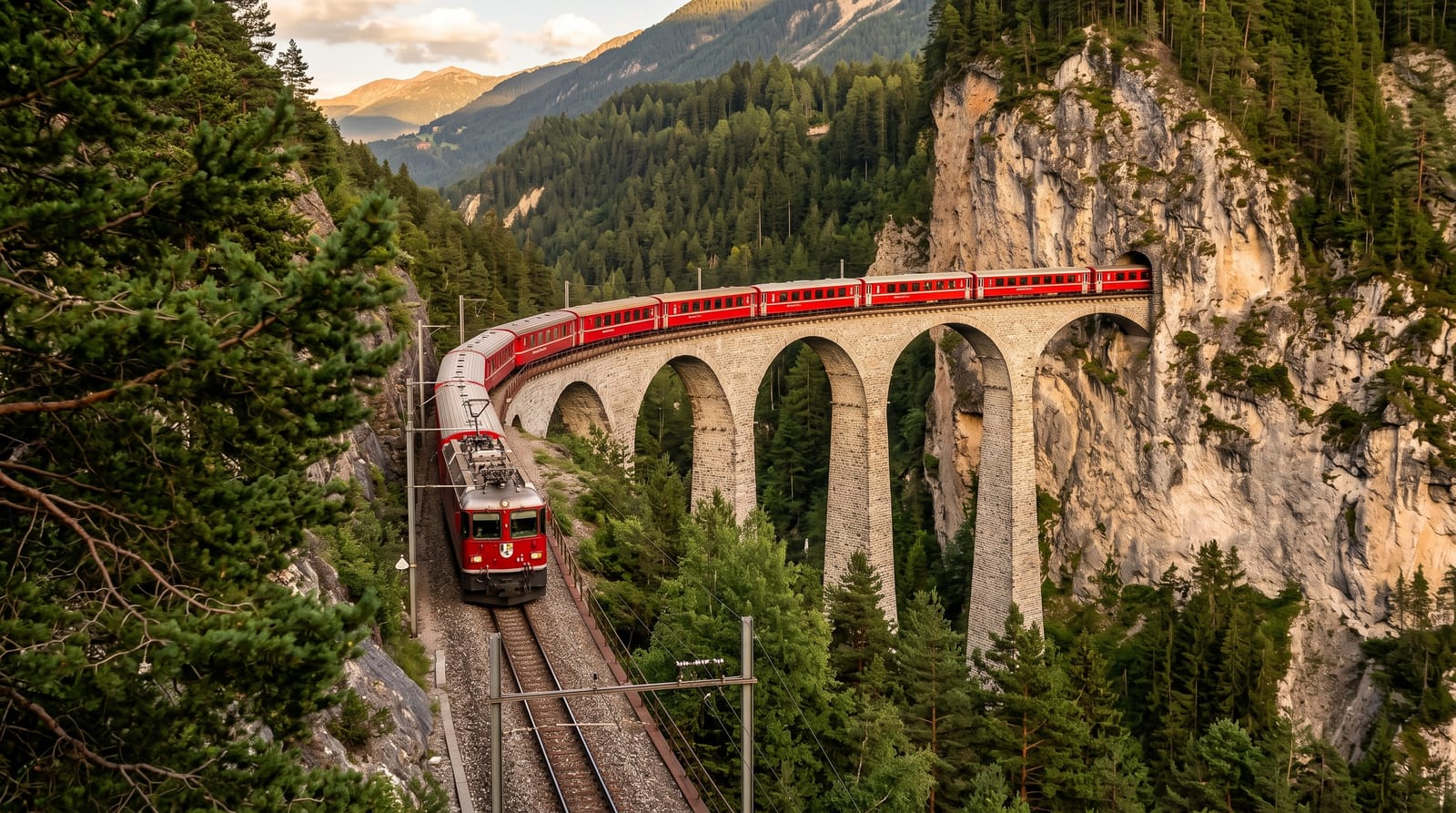 The Landwasser Viaduct