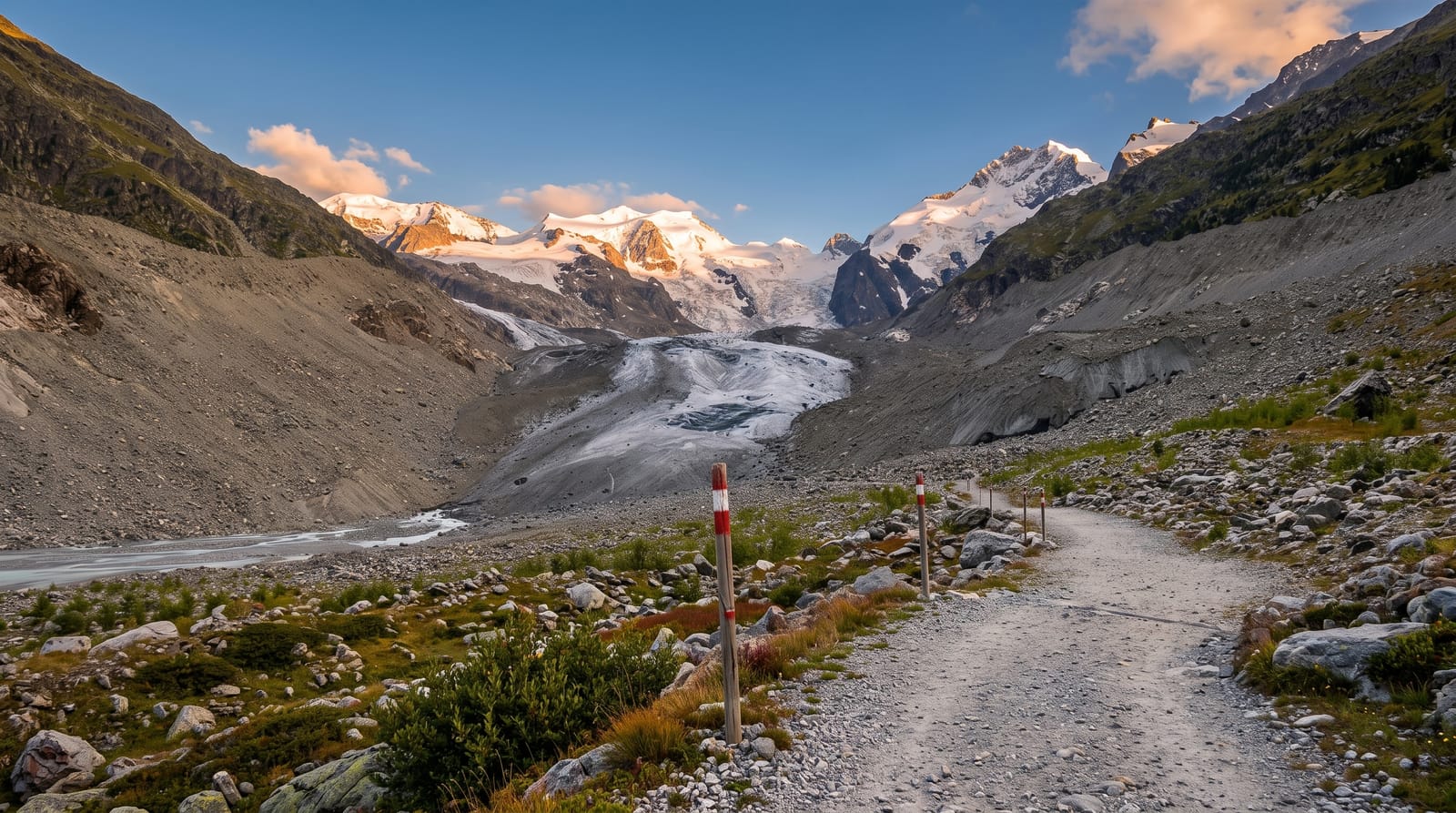 The Morteratsch Glacier Trail