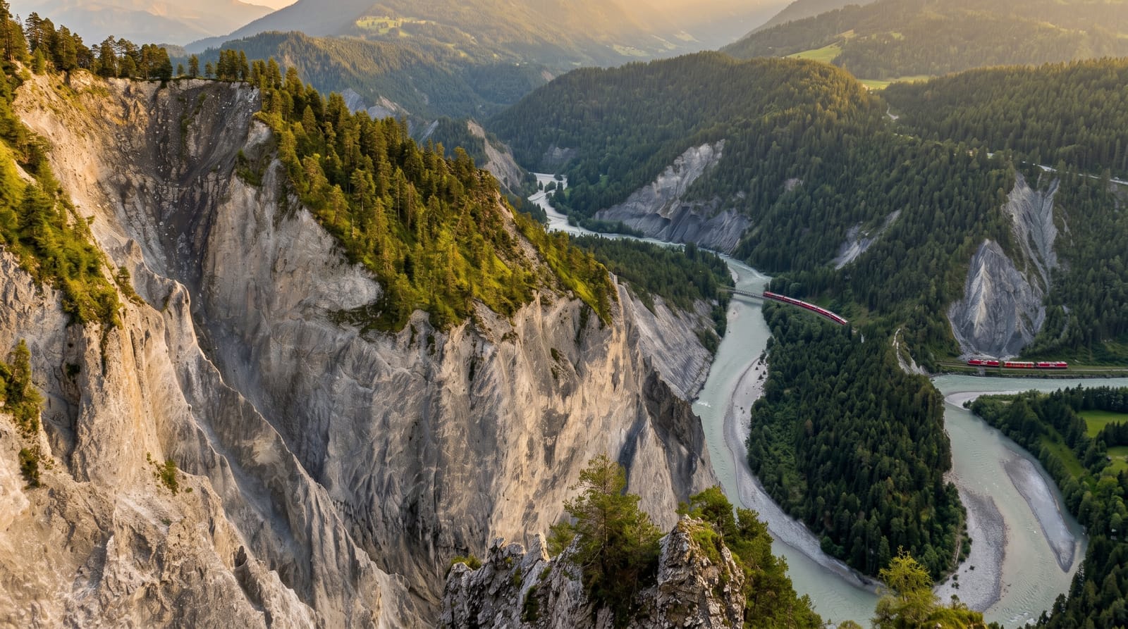 Ruinaulta, the Rhine Gorge