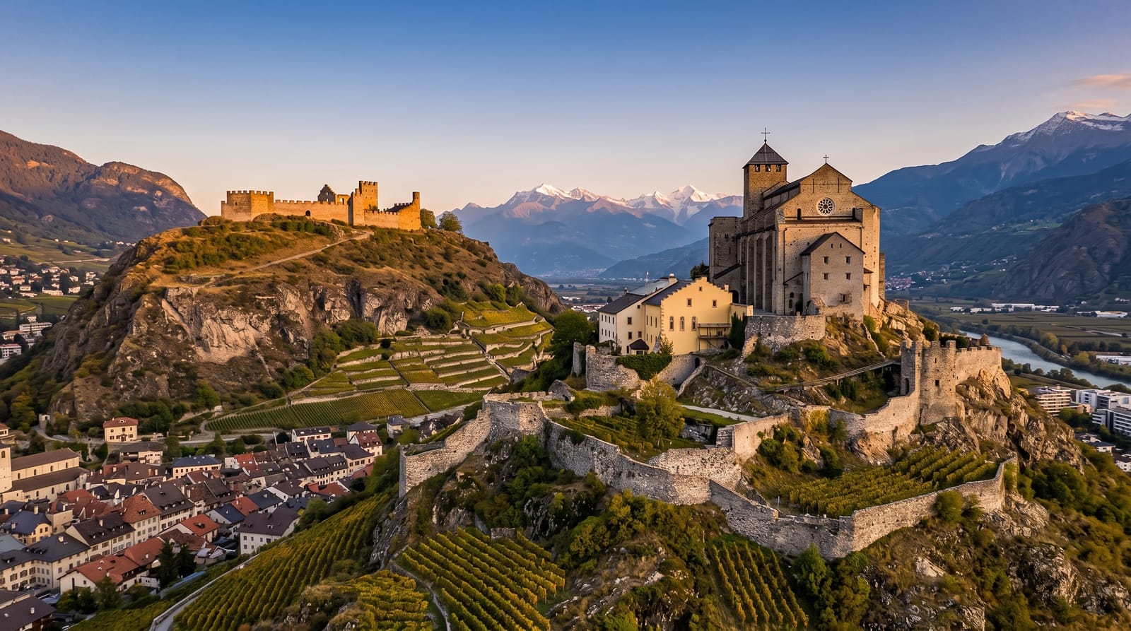 Valere and Tourbillon at Sion