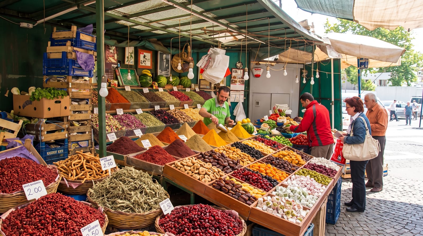 The Spice Bazaar and Eminonu Streets