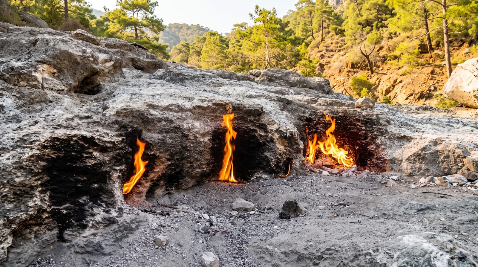 Yanartas, the Chimaera Flames