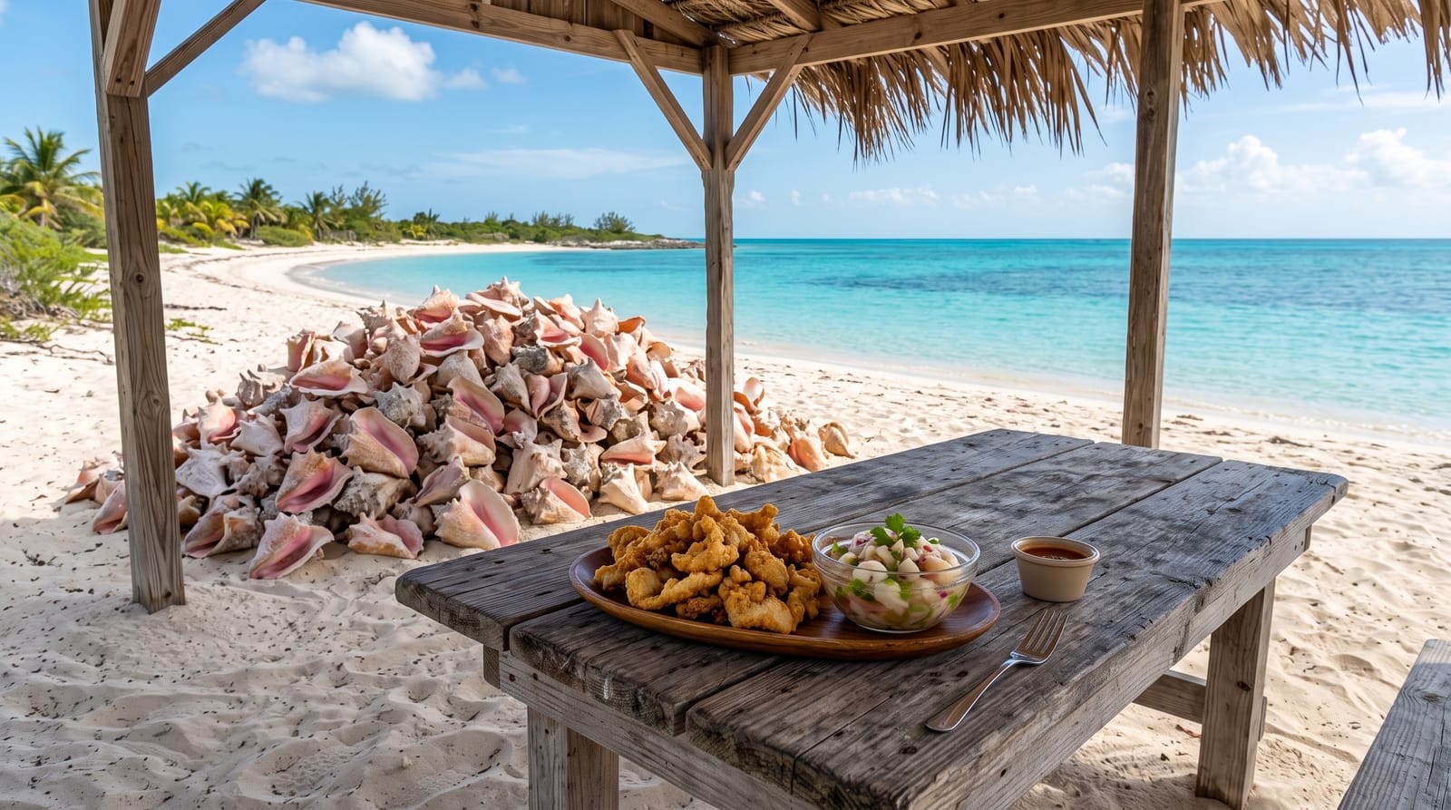 Conch in the Turks and Caicos