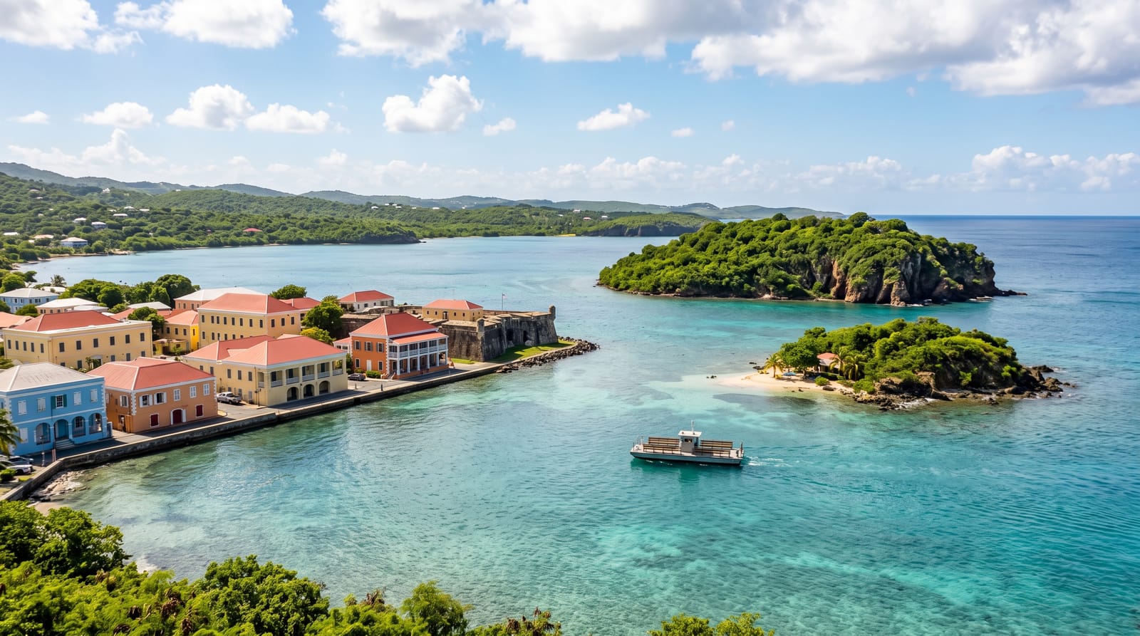 Green Cay and Protestant Cay