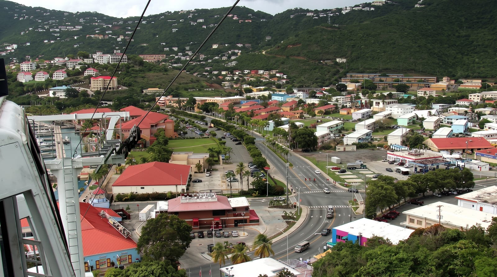 Charlotte Amalie Harbour and Skyride