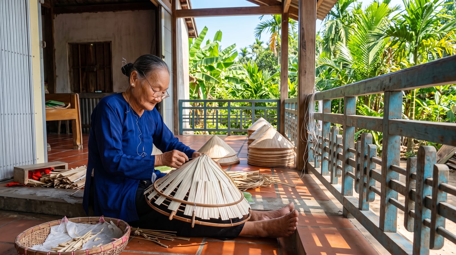 Conical Hat Making
